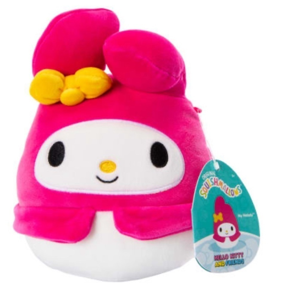 My Melody 6” Sanrio Squad Clip Original Squishmallows Plush